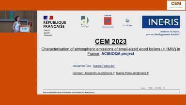 Characterisation of atmospheric emissions of small-sized wood boilers (<1mw) in France